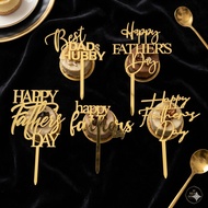 Fathers Acrylic Cake Topper Fathers Greeting Cake Decoration/DAY Papa Dad Cake Hampers/DAY
