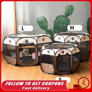 🔥Cat Tent Portable Folding Outdoor Travel Pet Tent Cat/Dog Cage khemah kucing besar murah Rumah Kuci