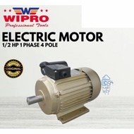 ELECTROMOTOR DINAMO WIPRO 1/2 HP 4 POLE 1 PHASE