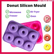 Donut Silicone Mold Baking Pan Donut Mould Daughnut Acuan Donut Tray Baking Accessories Bagels Muffi