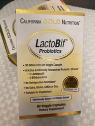 California Gold Nutrition, LactoBif 益生菌，300 億菌，60 粒素食膠囊