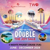 [Resorts World Cruises] [2nd Anniversary Double Joy Sale - 2nd person 50% off + 3rd / 4th at $200] 3 Nights Penang - Port Klang Cruise (Tue) on Genting Dream (Jun - Dec 2024 Sailing)