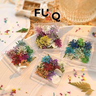 Hidden Nails with Dried Flowers Mixed in Diverse Colors for Nail Decoration | Nail Dried Flower Jar 