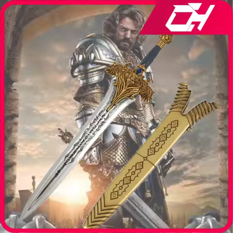 30cm World of Warcraft Game Weapon Lich King Ryan Samurai Sword Metal Model Peripheral Accessories O