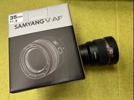 (行貨有保)森養 Samyang V-AF 35mm T1.9 cine lens 自動對焦電影鏡 (Sony FE 卡口)  (for FX3, FX6, A1, A74, A7s3, A7r5…)