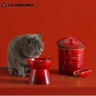 LE CREUSET ชามอาหารแมวทรงสูงจากฝรั่งเศส ปกป้องชามอาหารแมวคอแมว ชามอาหารแมว ชามอาหารแมว