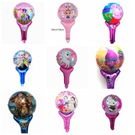 1pc Cartoon Design Handheld Foil Balloon (Girl)