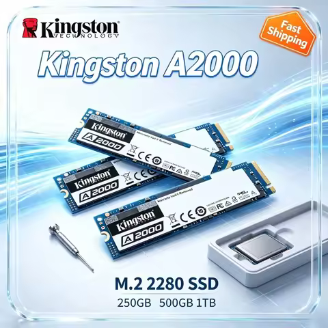 ：Kingston A2000 Large Capacity M.2 2280 NVMe PCIe SSD 3D TLC Internal Storage 250GB 500GB 1TB For De