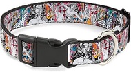Buckle-Down BAC-WWW005-NL Wonder Woman Breakaway Cat Collar, 1/2" Wide-Fits 9-15" Neck-Large