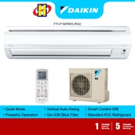 Daikin Air Conditioner (1.0HP-3.0HP) Standard FTV-P Series Air-Cond R32 FTV28PB / FTV35PB / FTV50PB 