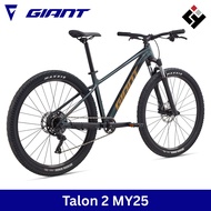 Giant Talon 2 ปี 2025 จักรยานเสือภูเขา ล้อ 29", 27.5" เฟรมอลูมิเนียม ชุดขับ Microshift Advent 1x9 สป