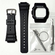 G-SHOCK DW-5600 Bezel and Strap Set, Black/White (DW-5600E, DW-5000)