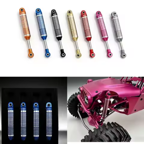 D1RC Metal Shock Absorber 100-120mm Length for 1/10 RC Crawler Car VP OPTIC H10 TRX4 Defender SCX10 