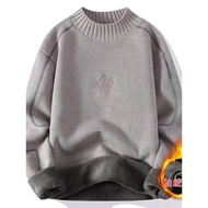 Winter One-Piece Fleece Sweater 12-Year-Old Boy 13 Teen Students 14 Bottoming Sweater 15 Big Kids Th