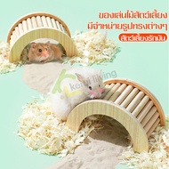 ของเล่นหนูแฮมเตอร์ Hamster Toy ของเล่นสัตว์เลี้ยง สะพานโค้ง สะพานคลื่น ของเล่นแฮมเตอร์ บันไดแฮมสเตอร์ บันไดทางขึ้น ตกแต่งกรง สะพานคลื่น