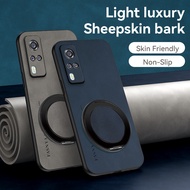 Case VIVO Y51 2020 Y51A V2031 V2030 casing Metal rotating magnetic bracket lens protection, shockpro