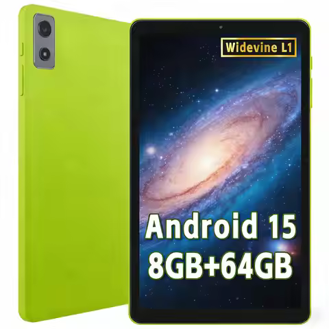 Paitanry 8.68 Inch Green Tablet Android 15 8GB RAM 64GB ROM RK3562 Quad Core 5000mAh WiFi 6 Widevine