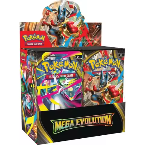 360pcs Pokémon US Version ME01 Card Supplement Pack MEGA EVOLUTION Trainer Gift Box English ETB