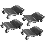 🇲🇾Fast Shipping🔥6000LBS Car Dolly Wheel Tire Dolly 4 PCS Heavy Duty Skate Auto Repair Dolly Vehicle 