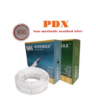 WIREMAX PDX twin-core wire 75 meters Model: (14/2&amp;12/2) 99.9% pure copper