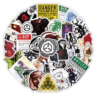 ​60 Sheets SCP Anomaly Sticker Set - Removable Mystery Decals for Planners & DIY Crafts (Classified 