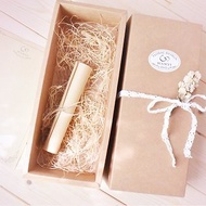 牛皮包裝小花禮盒加購 送禮 花束 禮物 盒子 紙盒 禮物盒