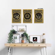 FRAME DECO JAM DINDING MODERN CANTIK (12X18 INCH)