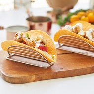 Creative Western Restaurant Creative Tableware Stainless Steel 304 Mexican TACO Shelf Corn Crepes