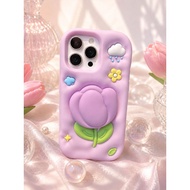 Morning Bloom Case With IP11 Series Until IP16 Plus Case