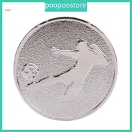 POOP Football Referee Flip Coin Portable Hard Alloy Coins Pick Side Soccer Flip Coin