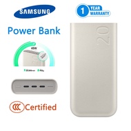 SG READY STOCK Samsung 3C Power Bank 45W Battery Pack Powerbank Fast Charging Portable Charger CCC C