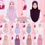 TUDUNG SARUNG MOSCREPE AWNING SCUBA