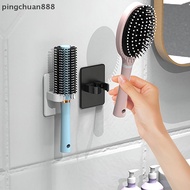 pingchuan888 Comb Holder Bathroom Wall Hanging Comb Storage Rack Hair Clip Organizer Air Cushion Com