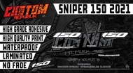 Yamaha Sniper 150 Stripping Decals Set