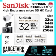 [SG] SanDisk High Endurance 128GB | 256GB | 512GB Video micro SD HC XC Adapter Dash cam IP camera Me