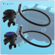 Eigell Second Stage Scuba Diving Regulator, Diving 2ND Stage Regulator with Silicone