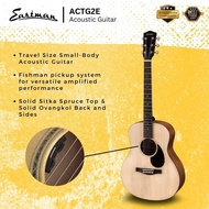 Eastman ACTG2E Travel Size 23.5" Scale Solid Sitka Spruce Top w/ Fishman Sonitone - Natural ( ACTG2E