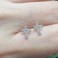 WG62-Diamond Earring with 18K White Gold