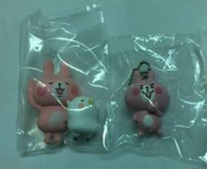 無盒 奇譚俱樂部 PUTITTO Kanahei 卡娜赫拉 P助&amp;兔兔杯緣子第二彈 單售1個 + 森永巧克力吊飾1個