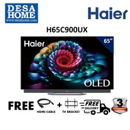 [Free Delivery] Haier H65C900UX 65'' 4K HRD OLED UHD Led Google TV [Free HDMI Cable &amp; TV Bracket]
