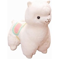 XIYUAN 13.8inch White Alpaca Plush Hug Pillow Toy Alpaca Doll Toys Llama Plushie Stuffed Animal Llam
