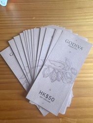 Godiva vouchers ($50) 共8張