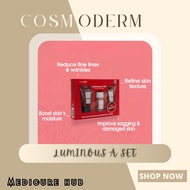 (SKINCARE) COSMODERM LUMINOUS A SET WITH RETINOL | SET SKINCARE 3 DALAM 1 | BOOST SKIN RADIANCE & RE