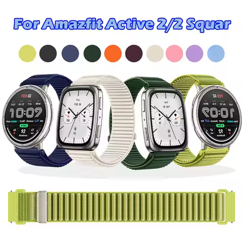 Nylon Strap for Amazfit Active 2 Adjustable Replacement Bracelet for Amazfit Active 2squar/bip3 Pro/