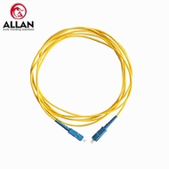 Allan 5M Fiber Optic Cable PLDT Router extension Jumper Cable SC/UPC-SC/UPC-SM 3mm Single Mode