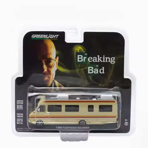 Greenlight 1/64 1986 Fleetwood Alloy Simulation Car Model Static Collection Decorated Holiday Gifts 