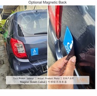 OKU Car Sign | 120mm Acrylic | UV Printed | Free 4 Suction Cups I Magnetic Option Available