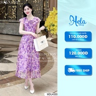 Designer Dress K37-d2-1 Exquisite Outstanding Floral Pattern Slightly Flared Long Skirt From Mdu MDU