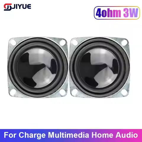 1Pcs 2 Inch Full Range Speaker 4 Ohm 3W Bluetooth Speaker 52MM Bass Speaker For Charge 3 Repair Mult