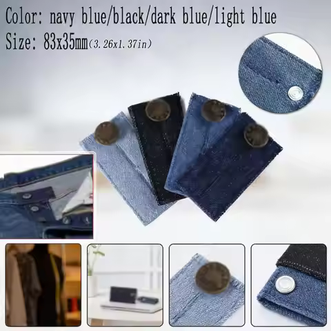 8/4pcs Pants Extension Button, Skirt Pants Jeans Waist Extender Waistband Extension Button Pants Ela
